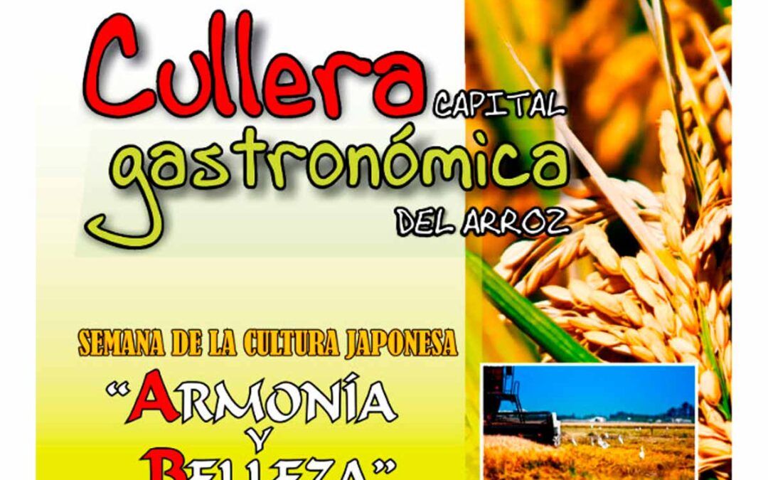 Cullera capital gastronómica del arroz Semana de la cultura japonesa