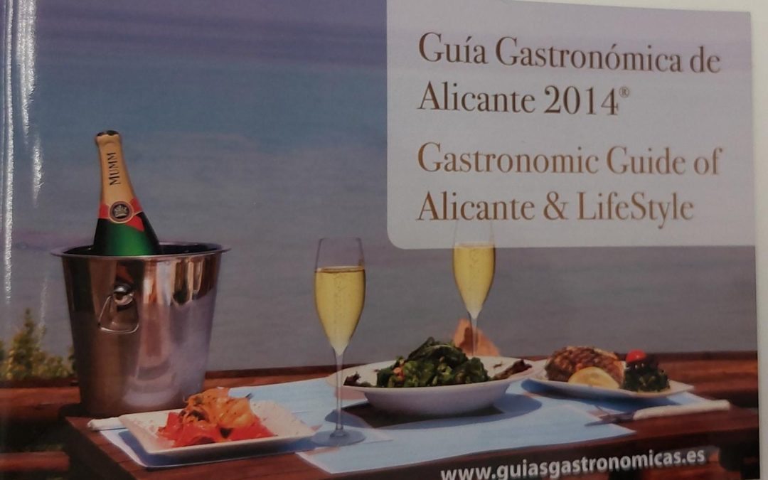 Guía gastronómica de Alicante 2014