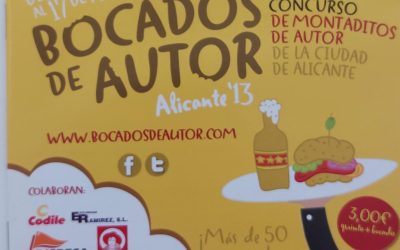 Primer concurso de montaditos de autor de la ciudad de Alicante